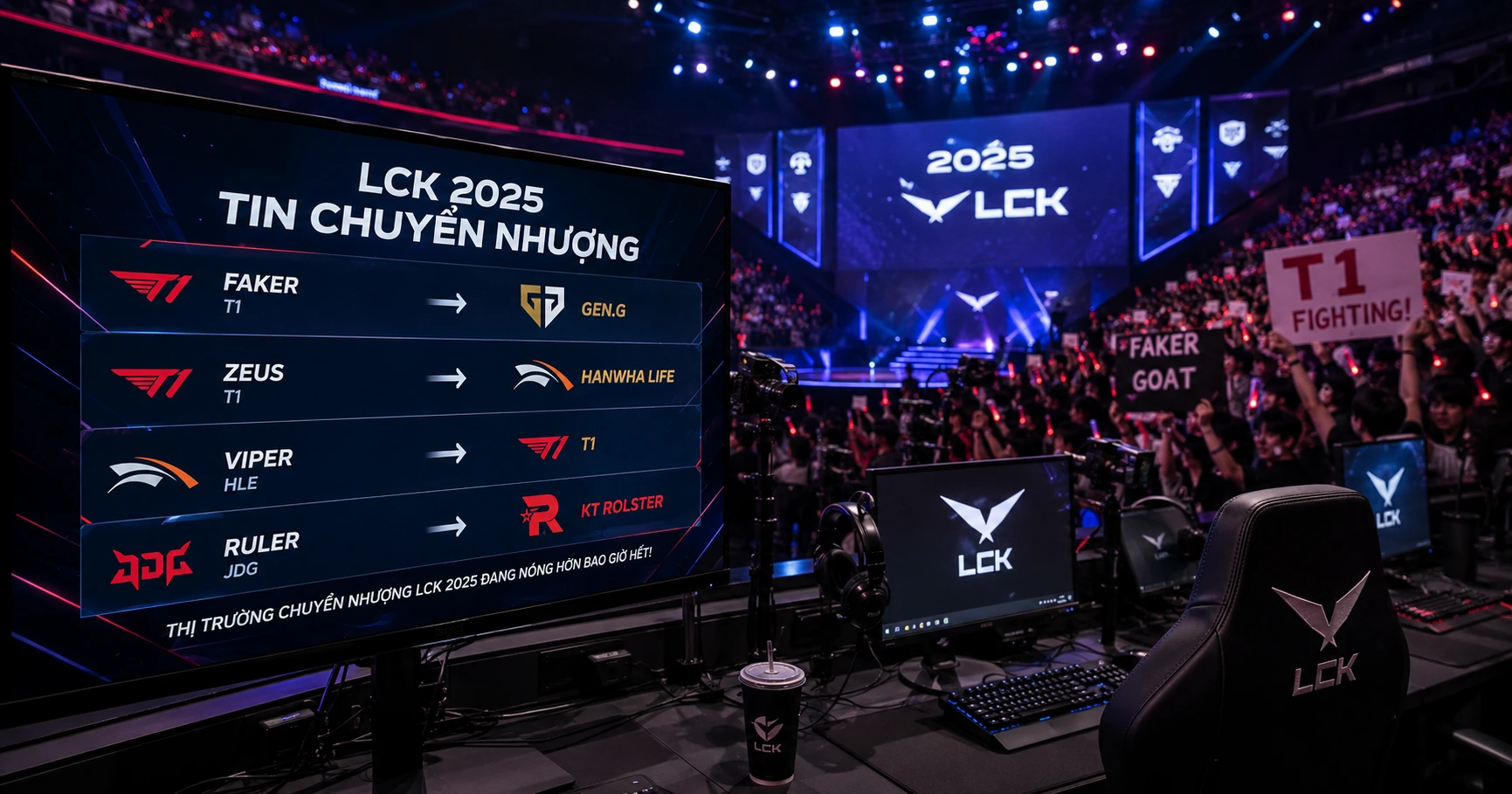 Khám Phá Thông Tin Chuyển Nhượng LCK 2025 và Tác Động Đến Giải Đấu - image 2